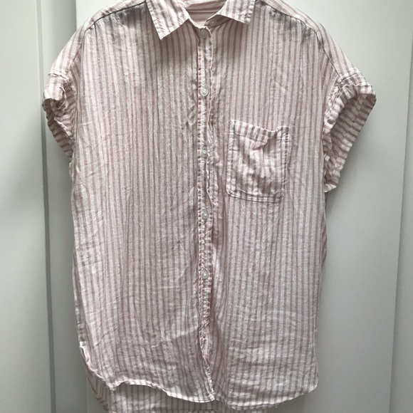 Pink and white pinstripe shirt - Picture 1 of 2